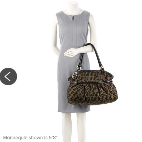 Fendi Chef Zucca tote black shoulder bag - Picture 5 of 9